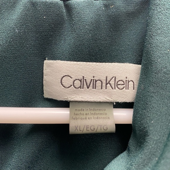 Calvin Klein green sleeveless blouse XL - Picture 3 of 5